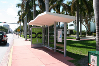 Arquitectonica-designed bus stop