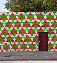 A mural by Barry McGee in the Wynwood Arts District