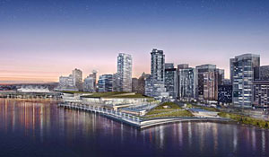 A 6-acre green roof tops a 338,000-square-foot addition to the Vancouver Convention Centre. 