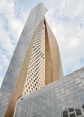 architectural design architectural firm Al Hamra Firdous Tower, Kuwait, SOM